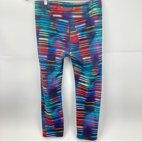 ATHLETA Women’s Sonar Capri Active Leggings colorful M - Picture 3 of 15